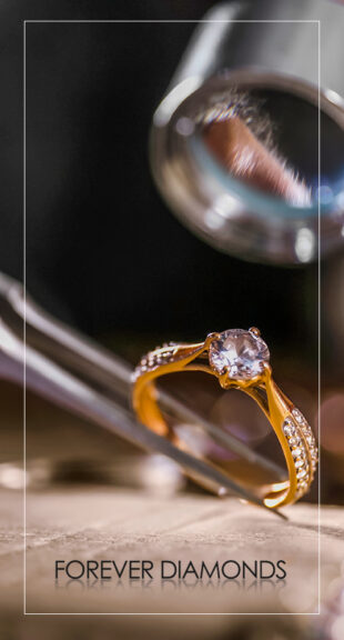 2 Carat Forever Us Two Stone Round Diamond Engagement Ring 14K White Gold